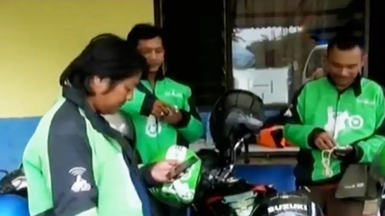 VIDEO: Pasca-Bentrok, Pengemudi Go-Jek Selektif Pilih Penumpang