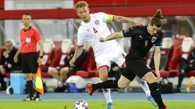 FOTO: Denmark Bantai Austria 4-0 di Kualifikasi Piala Dunia 2022