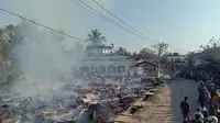 Masjid terbakar di Aceh (Sumber: BPBA)