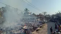 Masjid Takarub di Aceh Hangus Terbakar, Petugas Dalami Asal Api