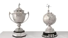 Trofi Piala Thomas dan Uber. (BWF)