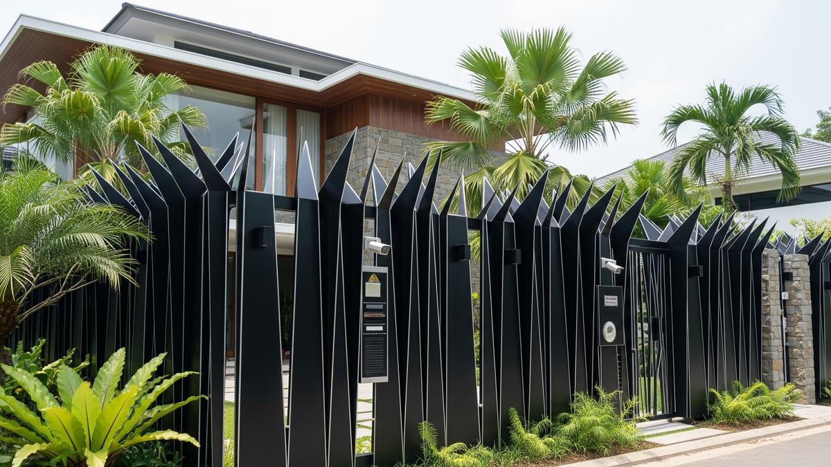 8 Model Pagar Rumah yang Sulit Dipanjat, Anti Maling