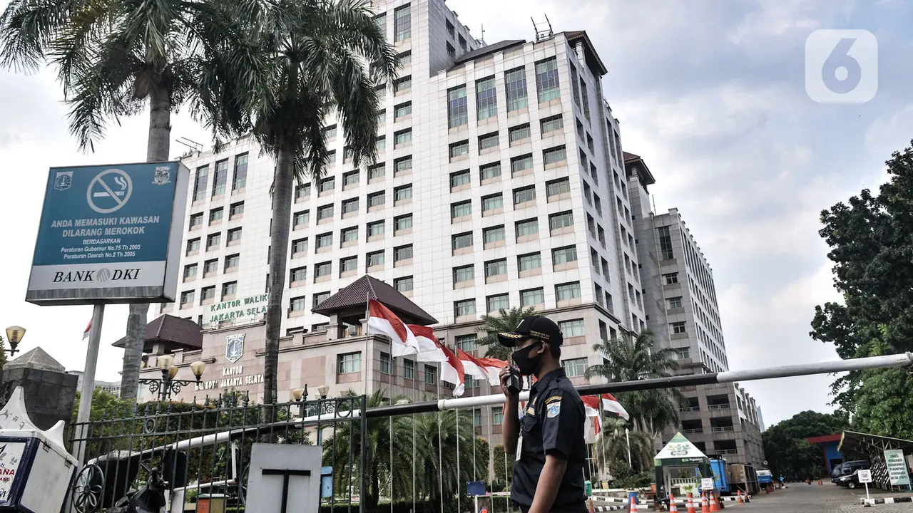 FOTO: 7 ASN Positif Covid-19, Kantor Wali Kota Jakarta Selatan Ditutup Sementara