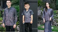 5 Potret Raffi Ahmad dan Nagita Slavina Gandeng Rayyanza Promosikan Brand Batik, Editan Foto Bikin Salfok