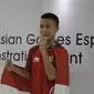 Ridel Yesaya Sumarandak, peraih medali emas dari cabang E-Sports nomor Clash Royale, Senin (28/8/2018). (Bola.com/Vascal)