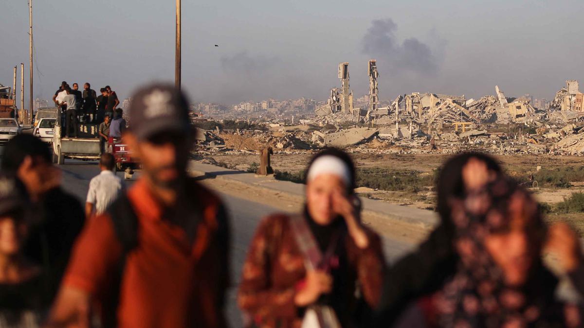 Dibayangi Ancaman Serangan Israel, Warga Palestina Tinggalkan Kota Gaza
