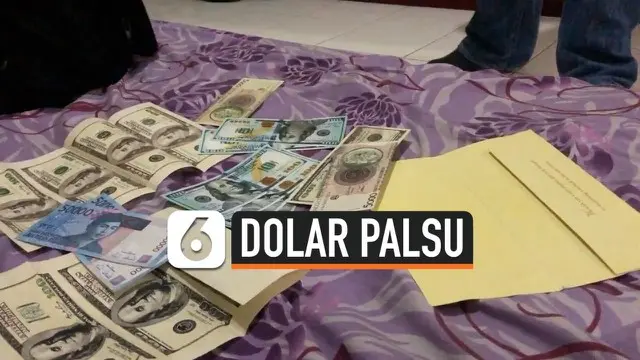 VIDEO: Polisi Tangkap Sindikat Pemalsu Dolar AS Senilai Rp 3 Miliar