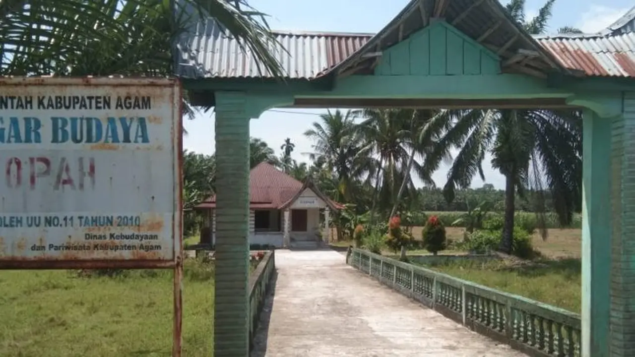 Cagar Budaya Topah di Kabupaten Agam. (Liputan6.com/ Dok Humas Agam)