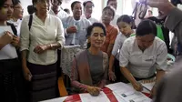 Aung San Suu Kyi Menang Pemilu, Presiden Myanmar Ucapkan Selamat