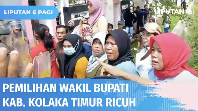 VIDEO: Tidak Terima Kekalahan, Pemilihan Wakil Bupati di Kabupaten Kolaka Timur Ricuh