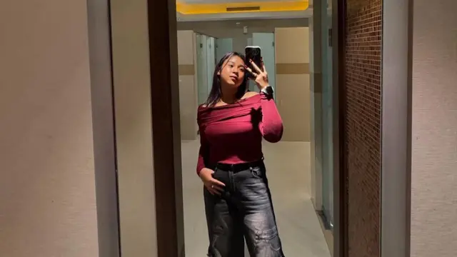 Potret santai Niken Salindry yang menawan. (credit: instagram.com/niken_salindry_reall)