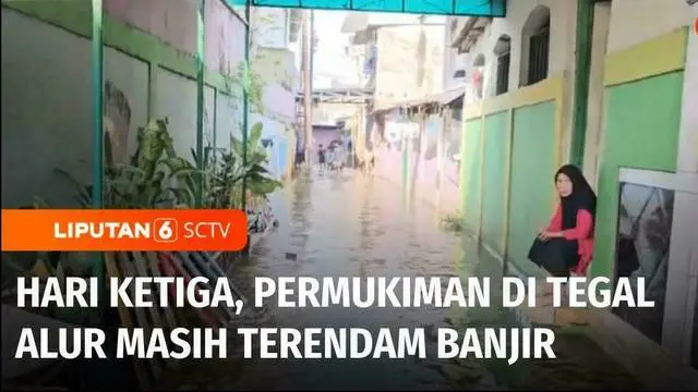 Sudah memasuki hari ketiga, banjir masih mengepung kawasan Tegal Alur, Kalideres, Jakarta Barat. Buruknya saluran air menyebabkan permukiman tersebut kerap jadi langganan banjir.