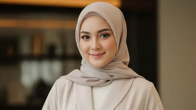 Model Abaya Polos Tanpa Motif Tapi Anggun