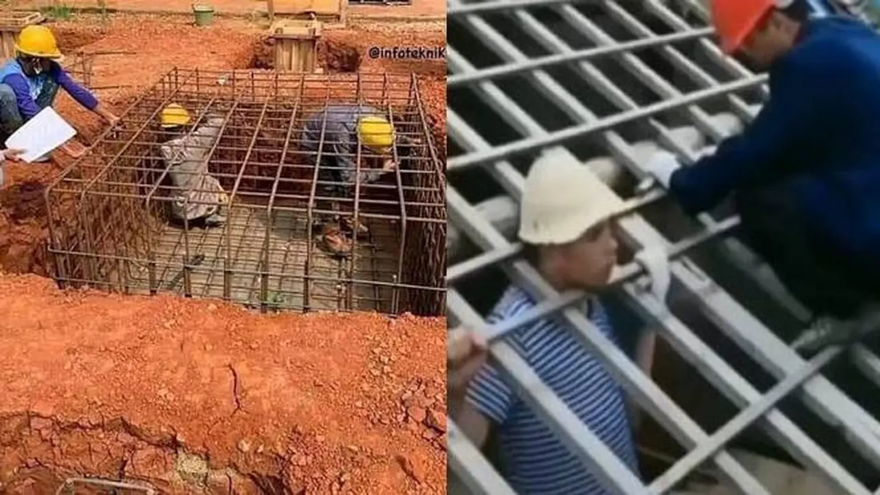 7 Potret Nyeleneh Pekerja Terjebak di Lokasi Pembangunan, Netizen: Tumbal Proyek