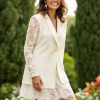 Ilustrasi Model Cardigan Brokat (Sumber Gambar: Meta AI)