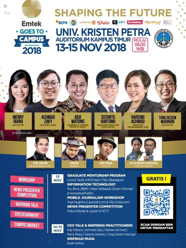 Yuk Ikuti EGTC 2018 di Universitas Kristen Petra Surabaya