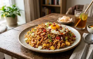 Resep Nasi Goreng Chili Oil Ebi yang Gurih dan Pedas