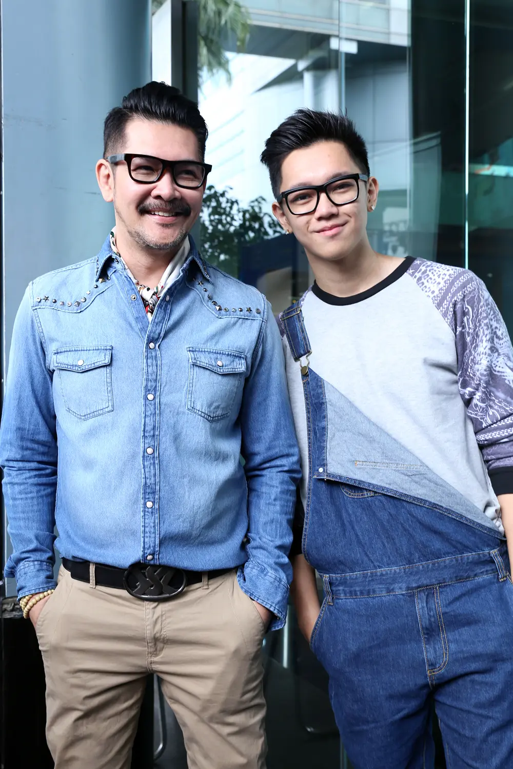 Ferry Salim dan Brandon Salim. (Galih W. Satria/Bintang.com)