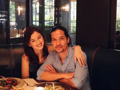 Tengah hamil anak pertama, Kimberly Ryder semakin terlihat mesra dengan sang suami, Edward Akbar. (Liputan6.com/IG/kimbrlyryder)
