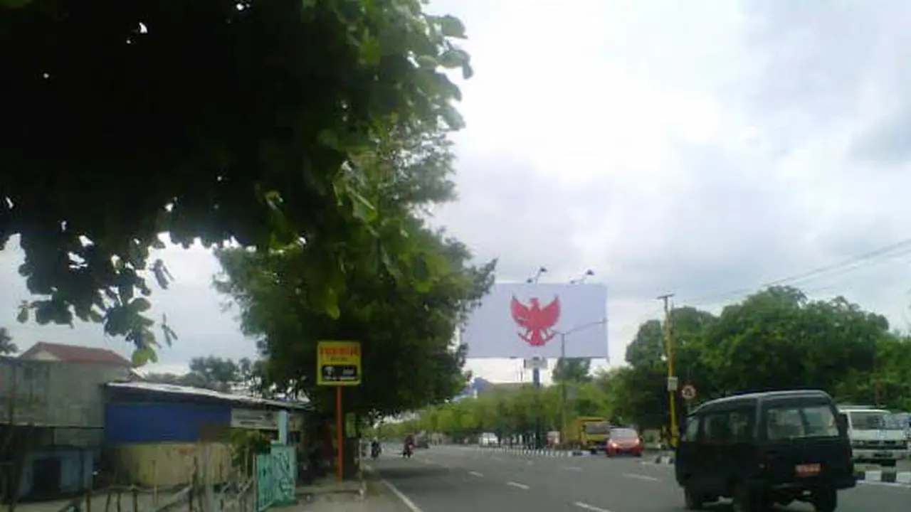 Menjelang Pencoblosan, Baliho Garuda Merah Marak di Yogya