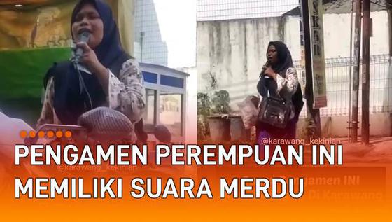 VIDEO: Memiliki Suara Merdu, Pengamen Perempuan Ini Buat Netizen Kagum