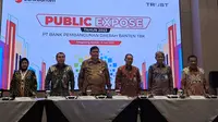 Public expose PT Bank Pembangunan Daerah Banten Tbk atau dikenal dengan Bank Banten. (Pramita/Liputan6.com)