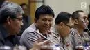 Wakapolri Komjen Ari Dono saat mengikuti rapat kerja bersama Komisi III DPR di Kompleks Parlemen, Senayan, Jakarta, Senin (17/6/2019). Rapat tersebut membahas anggaran untuk Polri dan Kejaksaan Agung pada 2020. (Liputan6.com/JohanTallo)