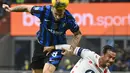 Menjamu Monza pada pekan ke-28 Serie A Italia di Stadion Giuseppe Meazza, Inter Milan bermain agresif sejak menit awal pertandingan. (Isabella BONOTTO/AFP)