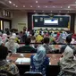 Pj Gubernur Lampung, Samsudin membuka kegiatan sinkronisasi arah kebijakan nasional dan daerah untuk penyusunan APBD 2025. Foto : (Istimewa).