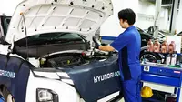 Bengkel resmi Hyundai Gowa siap melayani konsumen yang mudik Lebaran 2024. (ist)