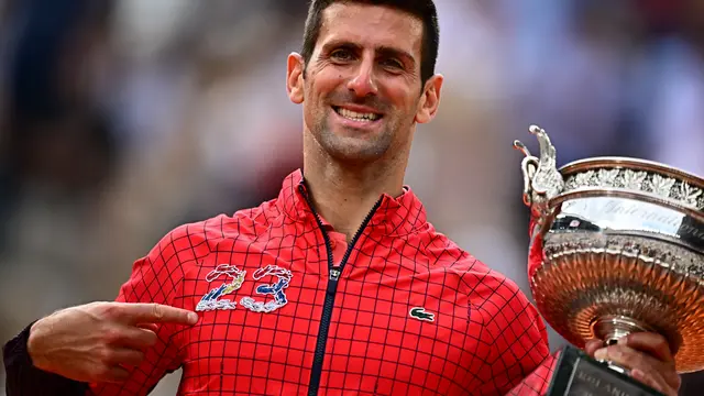Novak Djokovic Juara French Open 2023