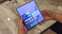 Dibekali Gemini AI, smartphone bisa melakukan deep research. (Liputan6.com/ Yuslianson)