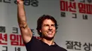 Tom Cruise memiliki ruang khusus olahraga anggar di rumahnya. Ia pun dengan senang hati melakukan hobinya bersama teman-teman dimana biasanya hobi membuat orang menjadi fokus pada diri sendiri. (AFP/Bintang.com)
