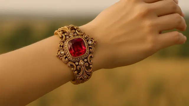 Model Gelang Emas Permata Terbaru Tahun 2025/via ChatGPT