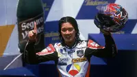 Norifumi Abe atau Norick Abe, pembalap Jepang yang diidolai Valentino Rossi. (Istimewa).
