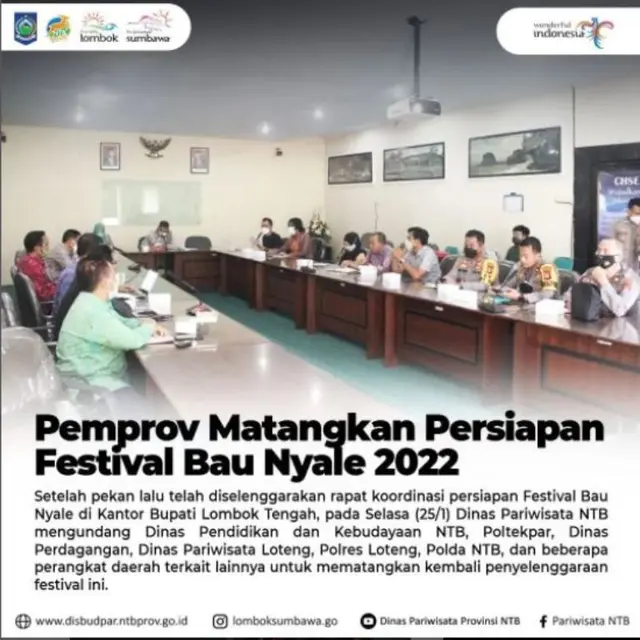 Jelang MotoGP Mandalika, Festival Bau Nyale 2022 Tetap Digelar