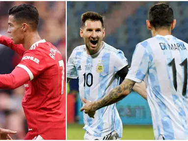 Berikut ini lima pasang pesepak bola top dunia yang ternyata main bersama baik di timnas maupun klub. Dua diantaranya Duet Cristiano Ronaldo - Bruno Fernandes dan Lionel Messi dengan Angel Di Maria.