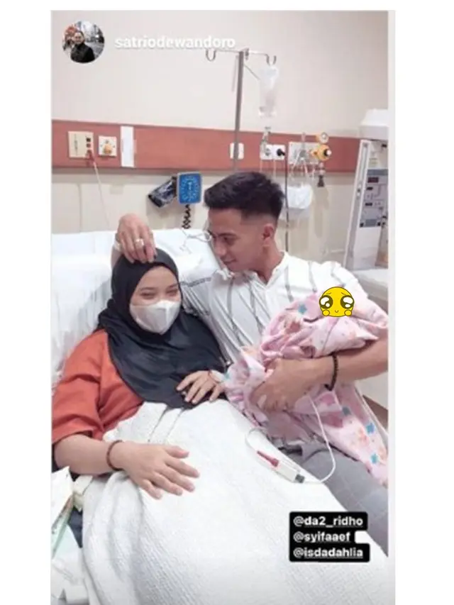 7 Potret Syifa Istri Ridho DA Melahirkan Anak Pertama, Penuh Bahagia
