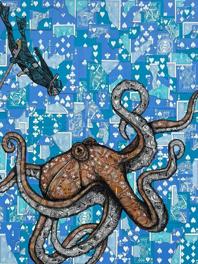 Pria Ini Buat Karya Seni Bermodal Permainan Kartu, 8 Hasilnya Mengesankan