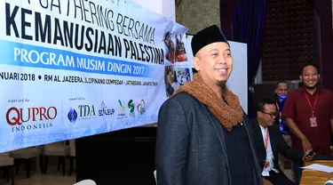 Tidak hanya berdua sang anak, Ghaniya D’Salma Firdaus , ada juga Melly Goeslaw yang turut andil ke Palestina bersama dengan Opick dan anggota Duta Kemanusiaan Indonesia lainnya. (Deki Prayoga/Bintang.com)