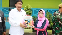 Kepala BPIP Monitoring BTU Pendidikan Pancasila Saat Kunjungi PLBN Entikong di Batas Negara Indonesia-Malaysia/Istimewa.