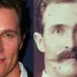Matthew McConaughey dan kembarannya di abad ke-19, Dr. Andrew Sanders. (zap2it.com)