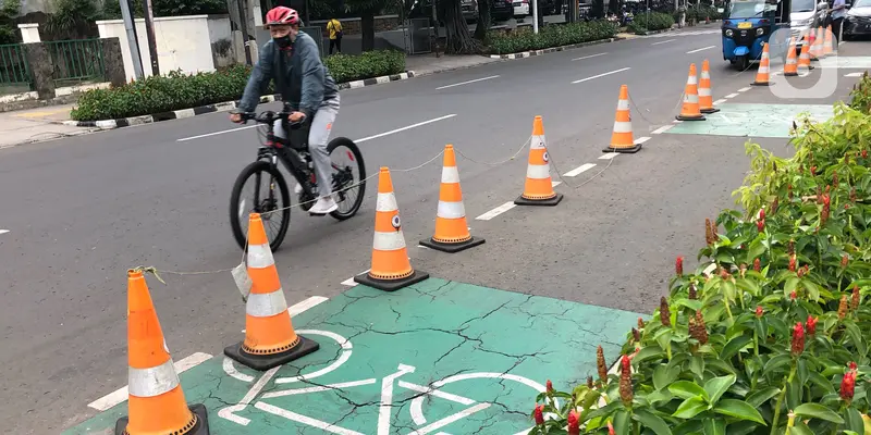 Target Pembangunan 500 Km Jalur Sepeda Terkendala