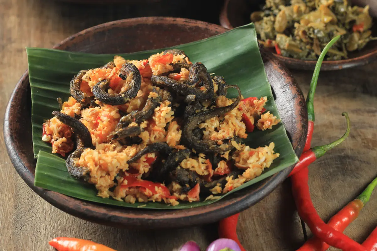 belut goreng