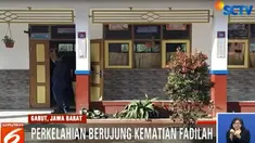 Fadilah, Minggu lalu tewas ditangan MH dengan luka di kepala dan punggung.