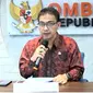 Anggota Ombudsman RI Hery Susanto pada Konferensi Pers: Kajian Cepat Ombudsman RI terkait Pembatasan BBM Bersubsidi