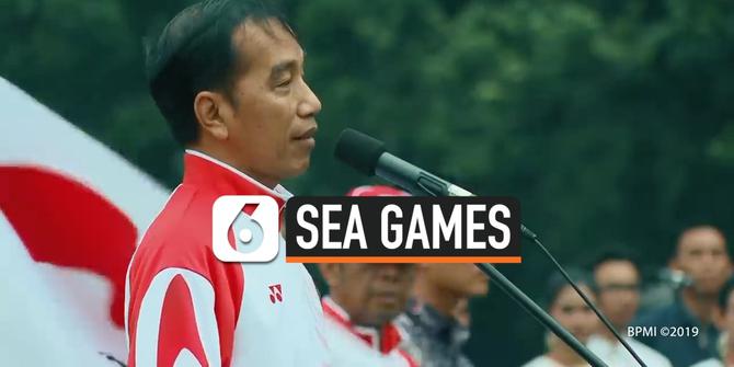 VIDEO: Jokowi Minta Indonesia Tembus 2 Besar SEA Games 2019
