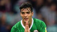 Striker tim nasional Meksiko, Raul Jimenez. (AFP/Yuri Cortez)