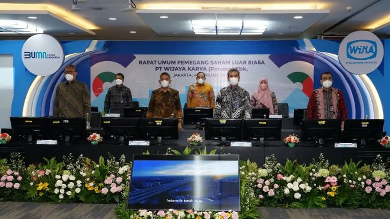 RUPSLB PT Wijaya Karya Tbk (WIKA), Jumat (4/2/2022) (Foto: PT Wijaya Karya Tbk)