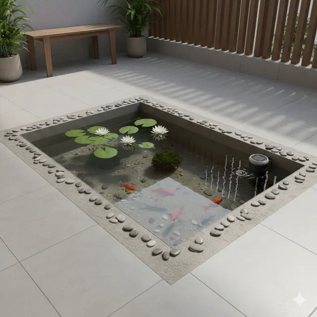 Model Kolam Ikan Minimalis